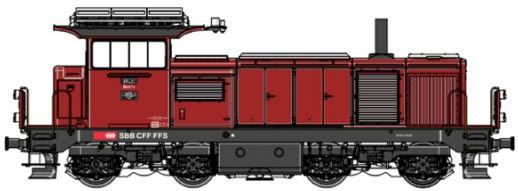 LS Models 17066S - Swiss Diesel Locomotive 18437 of the SBB (DCC Sound Decoder)